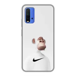 Чохли з Мавпами NFT для Xiaomi Redmi 9T (AlphaPrint) (мавпа NFT Nike)