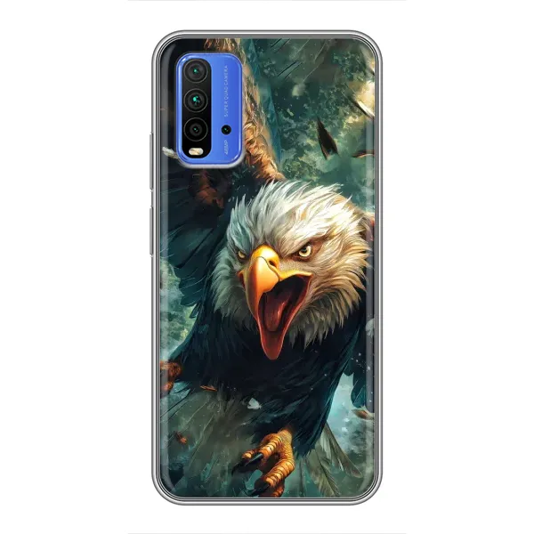 Чохол з принтом «Орел у польоті» для Xiaomi Redmi 9T