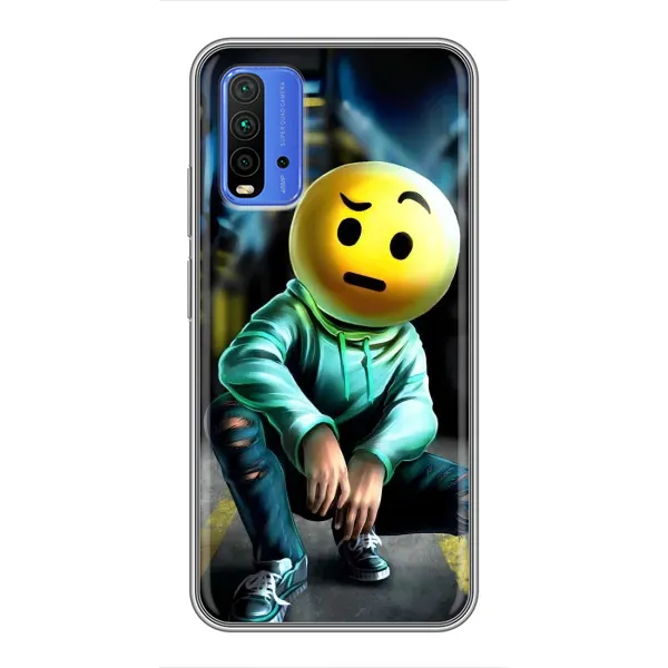 Чохол з принтом «Хлопець смайл» для Xiaomi Redmi 9T