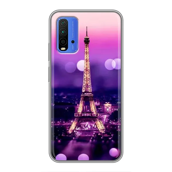 Чохол з принтом «Париж Башня» для Xiaomi Redmi 9T