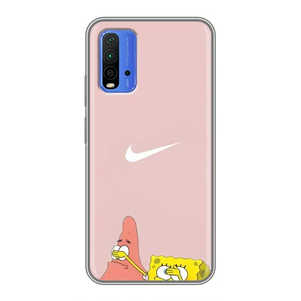 Чохол з принтом «Патрік і Губка» для Xiaomi Redmi 9T