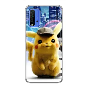 Чохол з Пікачу на Xiaomi Redmi 9T (Пікачу в місті)