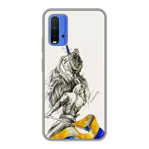 Чохли (Доброго вечора, ми за України) для Сяомі Редмі 9Т (AlphaPrint) (Перемога)