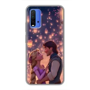 Чохол Рапунцель для Xiaomi Redmi 9T (Принцеса та принц)