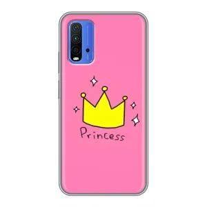 Чохол з картинкою (Стильні) Сяомі Редмі 9Т - (AlphaPrint) (Princess)