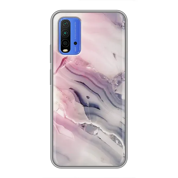 Чехол с принтом «Пурпурный Мрамор» для Xiaomi Redmi 9T
