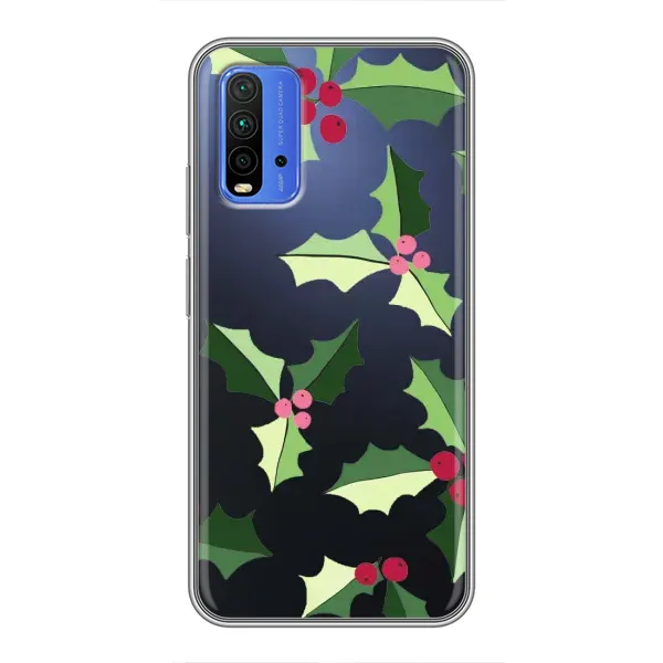 Чохол з принтом «Різдвяний фон» для Xiaomi Redmi 9T