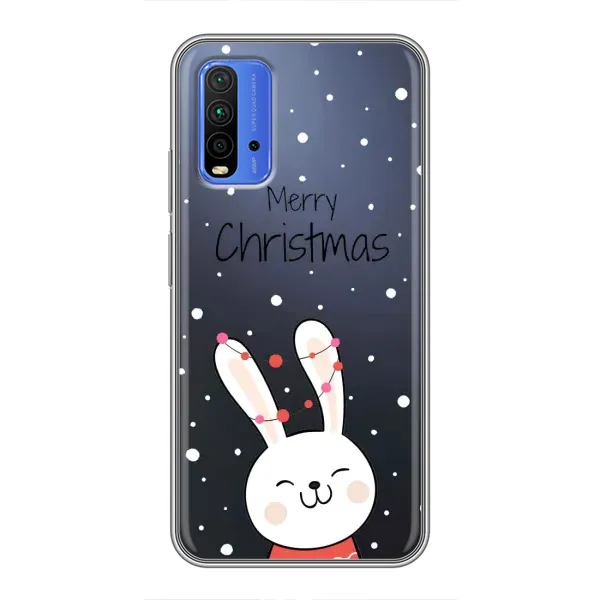 Чохол з принтом «Різдвяний заєць» для Xiaomi Redmi 9T