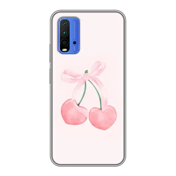 Чохол з принтом «Рожеві вишні» для Xiaomi Redmi 9T