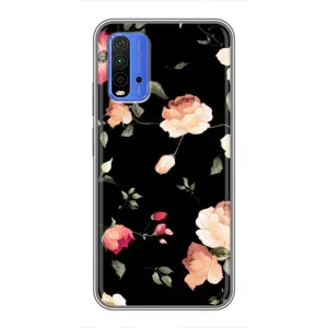 Чохли з квітами для Xiaomi Redmi 9T (VPrint) (Трояндочки)