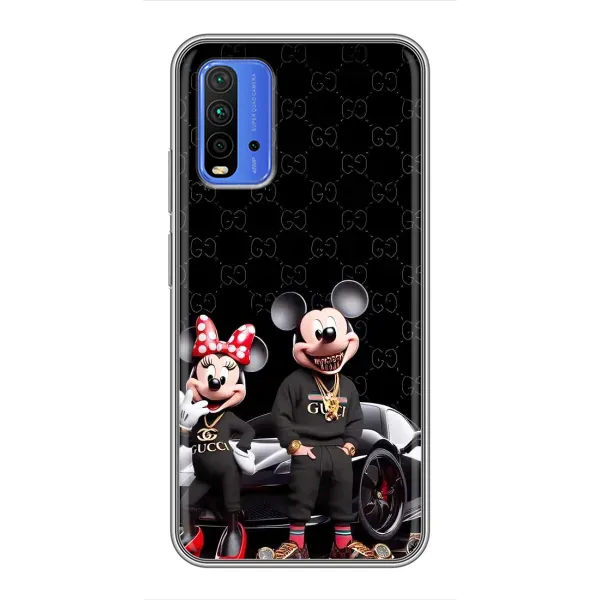 Чехол с принтом «Семья Маусов» для Xiaomi Redmi 9T