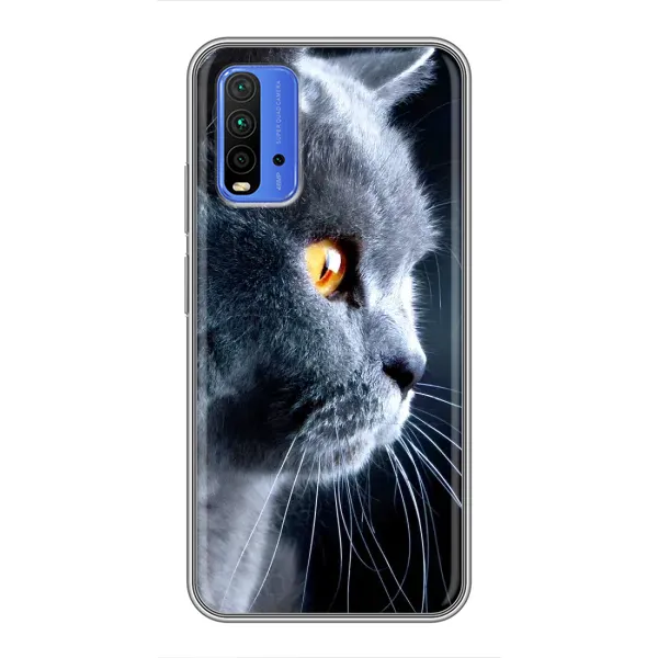 Чехол с принтом «Серый Кот» для Xiaomi Redmi 9T