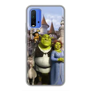 Чохол з мультфільмом Шрек на Xiaomi Redmi 9T (Казкові герої Шрека)