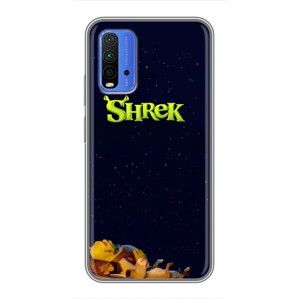 Чохол з принтом «Відпочиваючий Шрек» для Xiaomi Redmi 9T