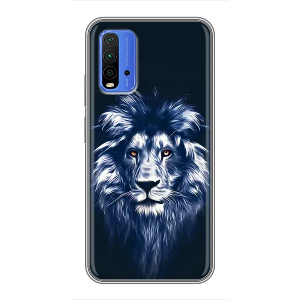 Чехол с принтом «Синий Лев» для Xiaomi Redmi 9T Чехол с принтом «Синий Лев» для Xiaomi Redmi 9T