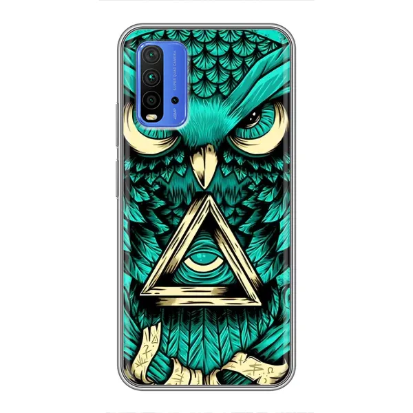 Чехол с принтом «Сова с глазом» для Xiaomi Redmi 9T Чехол с принтом «Сова с глазом» для Xiaomi Redmi 9T