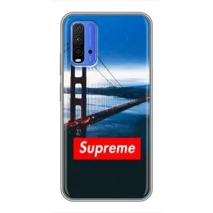 Чеохол для Xiaomi Redmi 9T з картинкою Supreme (AlphaPrint) (Стиль Supreme)