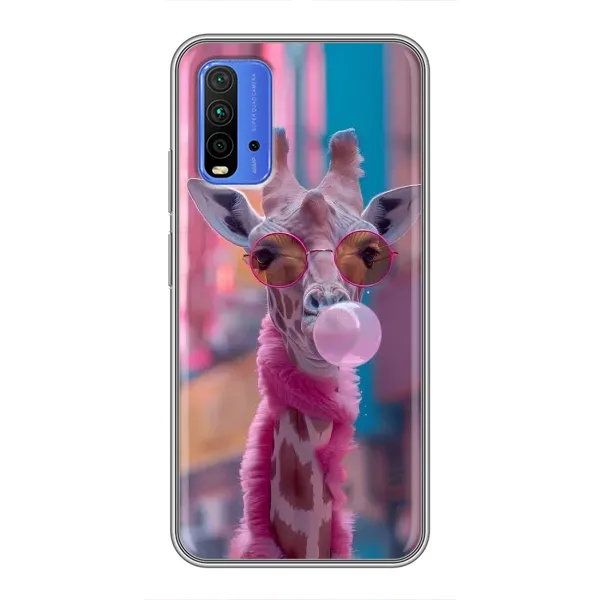 Чохол з принтом «Стильна жирафа» для Xiaomi Redmi 9T Чохол з принтом «Стильна жирафа» для Xiaomi Redmi 9T