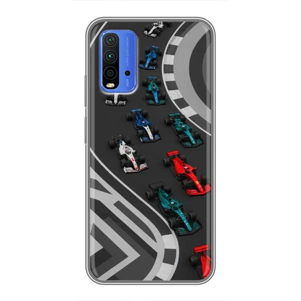 Чехол с принтом «Трасса Ф1» для Xiaomi Redmi 9T
