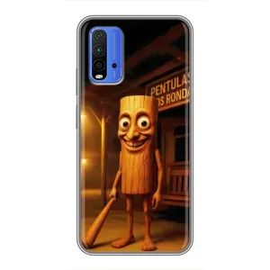 Чохол з мемом Тралалело тралала на Xiaomi Redmi 9T (Тунг тунг сахур)