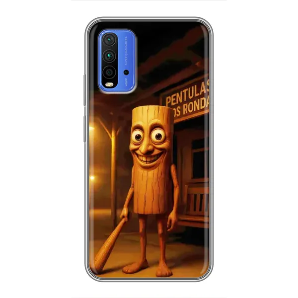 Чохол з принтом «Тунг тунг сахур» для Xiaomi Redmi 9T Чохол з принтом «Тунг тунг сахур» для Xiaomi Redmi 9T