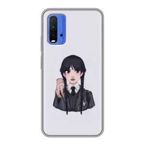 Чохли Венсдей на Xiaomi Redmi 9T Уенсдей (AlphaPrint) (Венздей і Річ)