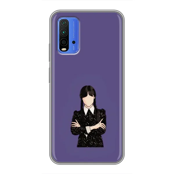 Чохол з принтом «Венздей у чорному» для Xiaomi Redmi 9T