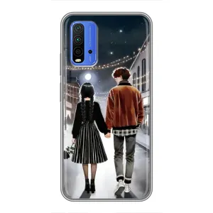 Чохол з дизайном Венздей 2 на Xiaomi Redmi 9T (Венздей та Тайлер)