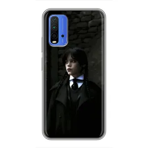 Чохол з дизайном Венздей 2 на Xiaomi Redmi 9T (Темний стиль Венздей)