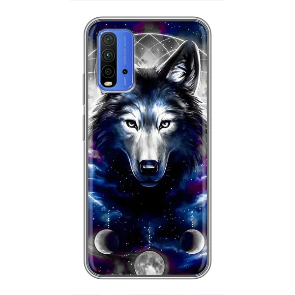 Чехол с принтом «Волк» для Xiaomi Redmi 9T