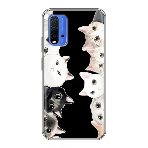 Чохол з принтом «Погляд котиків» для Xiaomi Redmi 9T