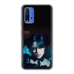Чохли Венсдей на Xiaomi Redmi 9T Уенсдей (AlphaPrint) (погляд Венздей)