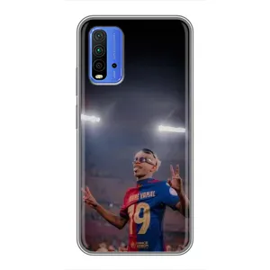 Чохол з футболістом Ламін Ямаль Xiaomi Redmi 9T (Ямаль на стадіоні)