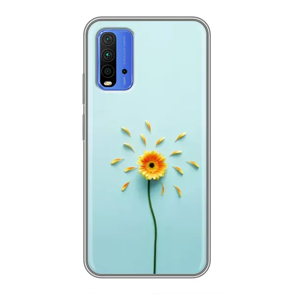 Чехол с принтом «Желтый цветок» для Xiaomi Redmi 9T Чехол с принтом «Желтый цветок» для Xiaomi Redmi 9T
