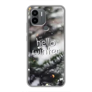Новорічні, Святкові Чохли для Xiaomi Redmi A1 Plus - 2024 год (Hello winter)