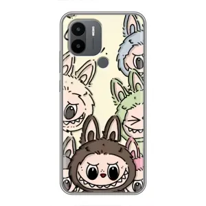 Чехол с Лабубу на Xiaomi Redmi A1 Plus (Золотая обезьяна Bored Ape)