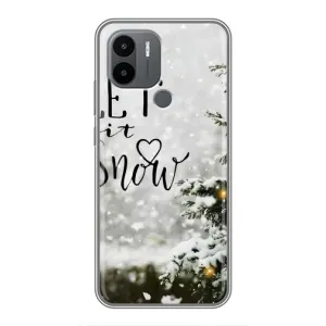 Новорічні, Святкові Чохли для Xiaomi Redmi A1 Plus - 2024 год (Let it snow)