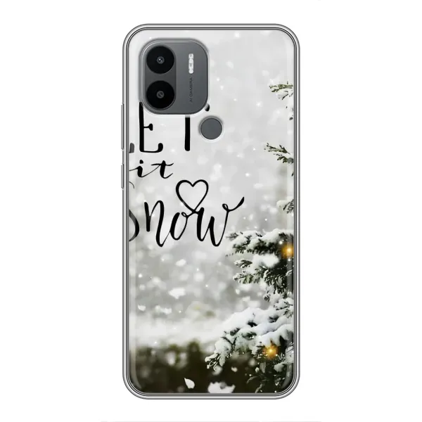 Чехол с принтом «Let it snow» для Xiaomi Redmi A1 Plus Чехол с принтом «Let it snow» для Xiaomi Redmi A1 Plus