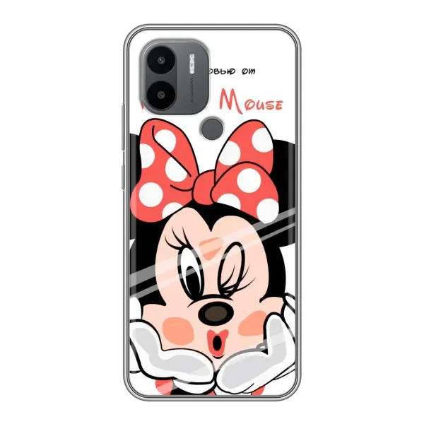 Чехол с принтом «Маус Минни» для Xiaomi Redmi A1 Plus