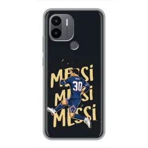 Чехлы для Xiaomi Redmi A1 Plus (Leo чемпион) (AlphaPrint) (Messi ПСЖ)