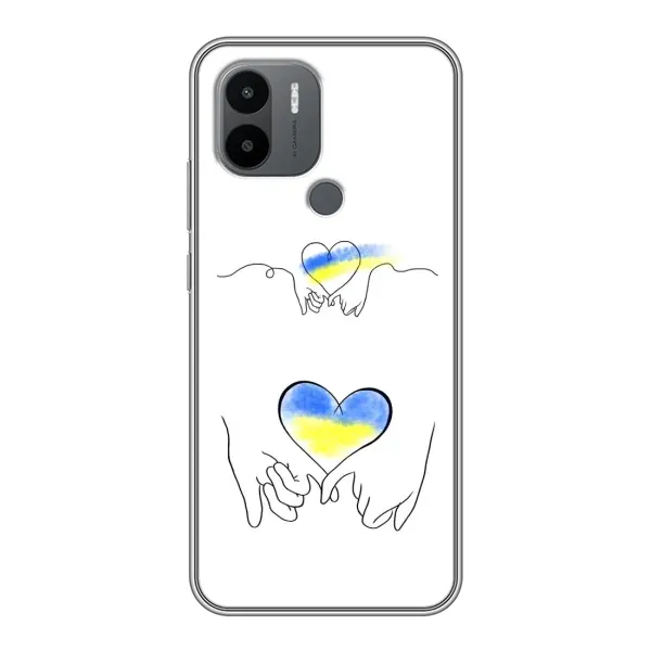 Чехол с принтом «Мир Украине» для Xiaomi Redmi A1 Plus Чехол с принтом «Мир Украине» для Xiaomi Redmi A1 Plus