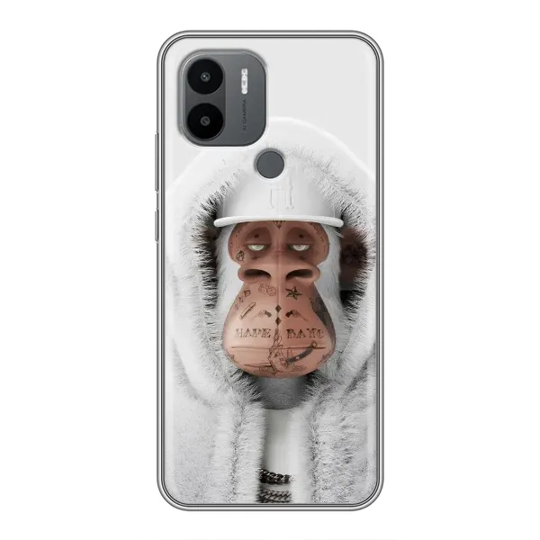 Чехол с принтом «обезьяна NFT в тату» для Xiaomi Redmi A1 Plus
