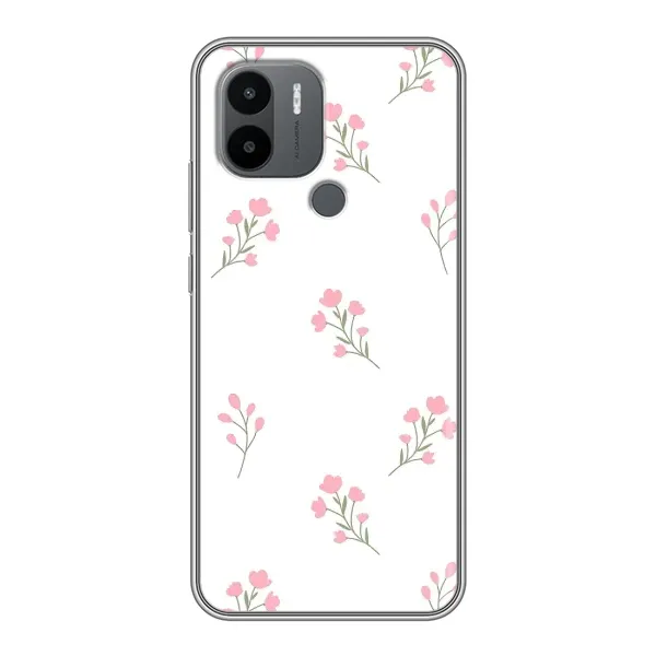 Чехол с принтом «Розовые цветы» для Xiaomi Redmi A1 Plus