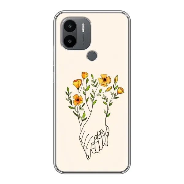 Чехол с принтом «Руки любви» для Xiaomi Redmi A1 Plus