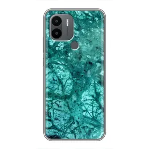 Мраморний чехол на Xiaomi Redmi A1 Plus (VPrint) (Зелений мрамор)