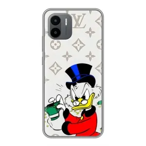 Чехли для Xiaomi Redmi A1 - Скрудж МакДак Louis Vuitton (PREMIUMPrint) (Бакси Скрудж)