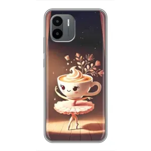 Чехол с мемом Тралалело тралала на Xiaomi Redmi A1 (Балерина капучина)