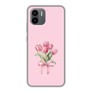 Чохол з розовим принтом для Xiaomi Redmi A1 (Букет квітів)