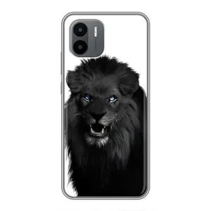 Чехлы с картинками животных Xiaomi Redmi A1 (Черный ЛЕВ)