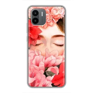 Чехлы (ART) Цветы на Xiaomi Redmi A1 (VPrint) (Очі в квітах)